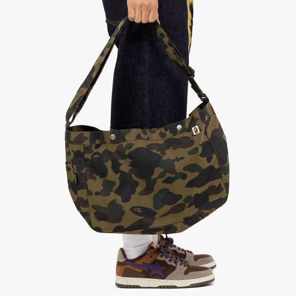 BAPE 1st Camo CORDURA Shoulder Bag Green Livestock