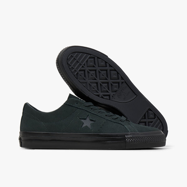 Converse one star deals black black