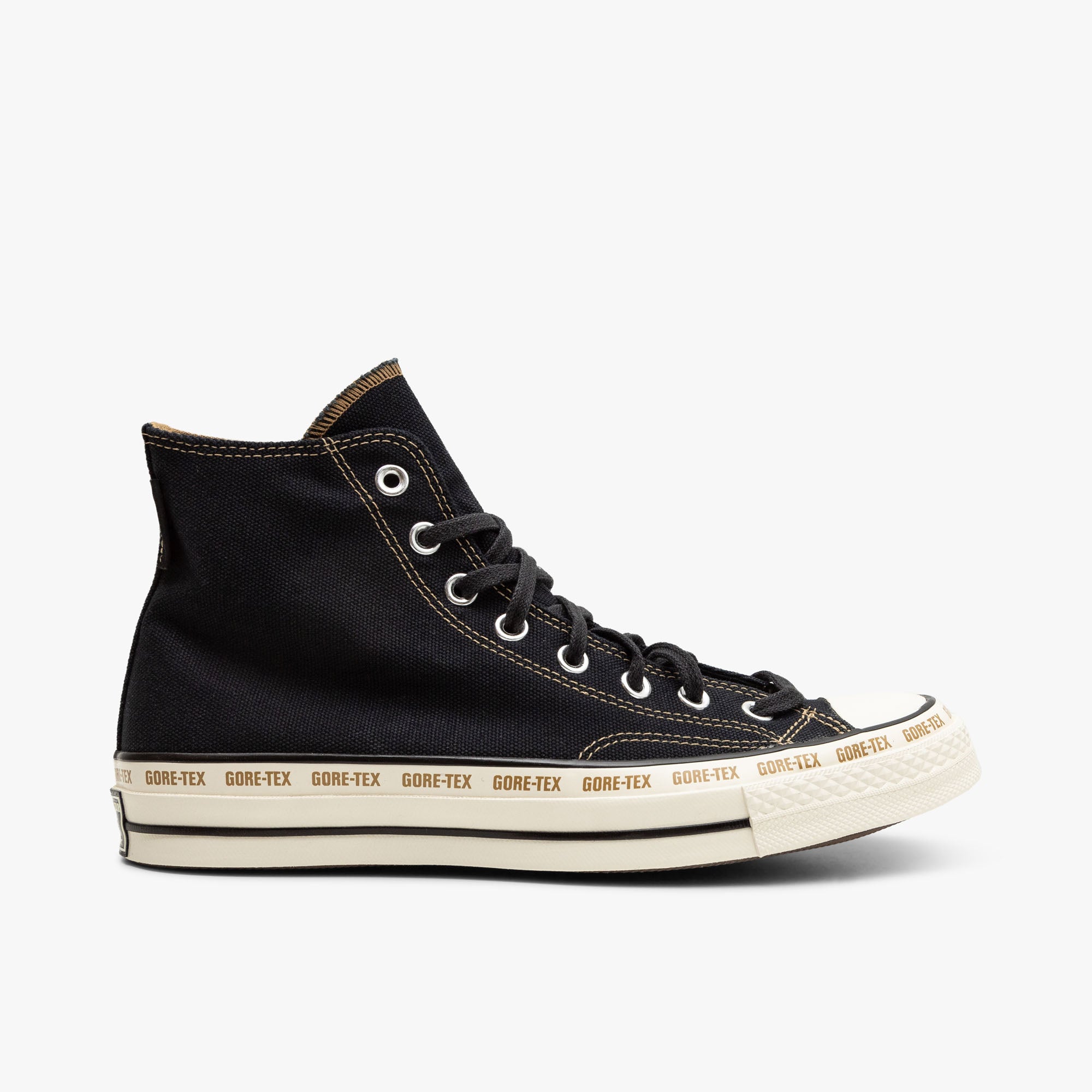 Converse Chuck 70 Hi GTX Black / Toadstool Tan - Egret - High Top 1