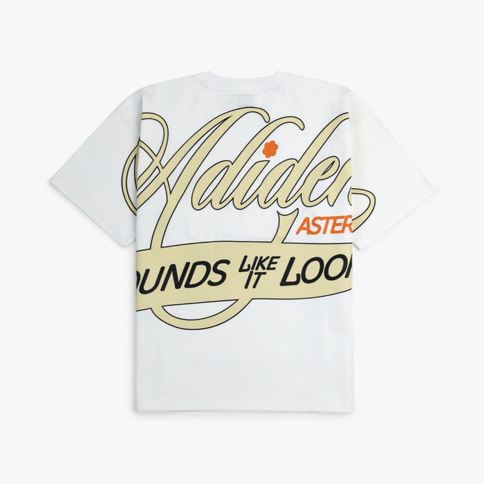 Adidem Asterisks Sounds Ribbon t-shirt / Blanc 1