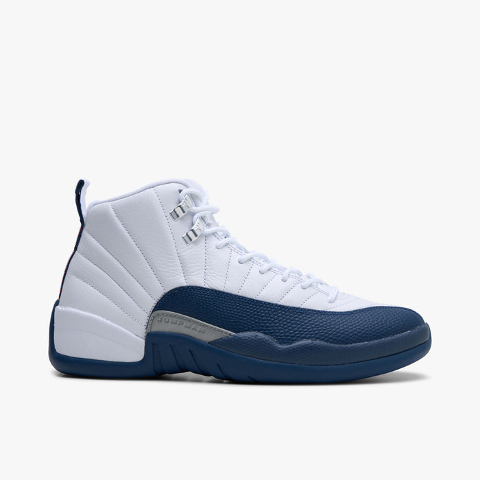 Jordan 12 Retro White / French Blue - Metallic Silver 1