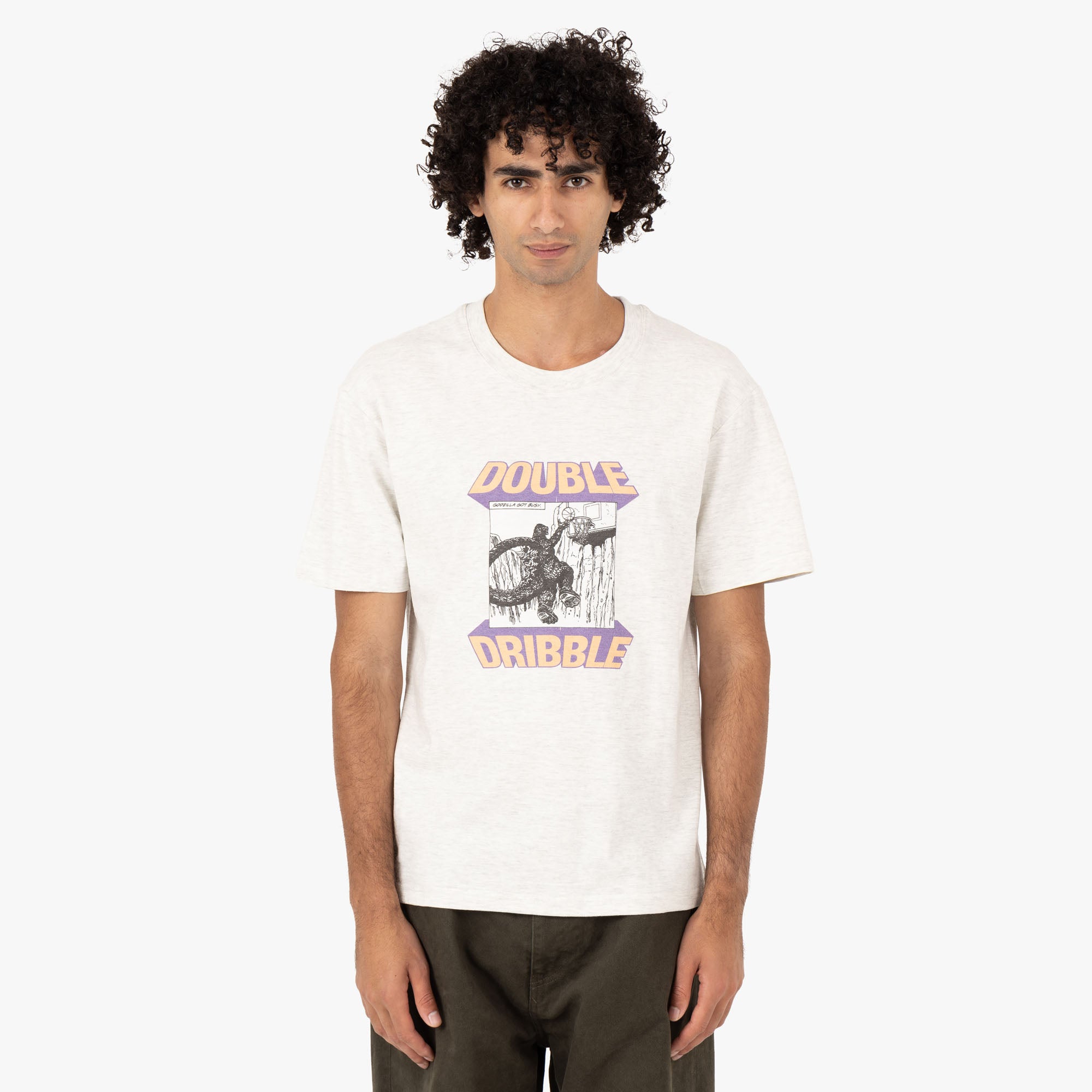 Double Dribble DD Godzilla T-shirt / Heather 1