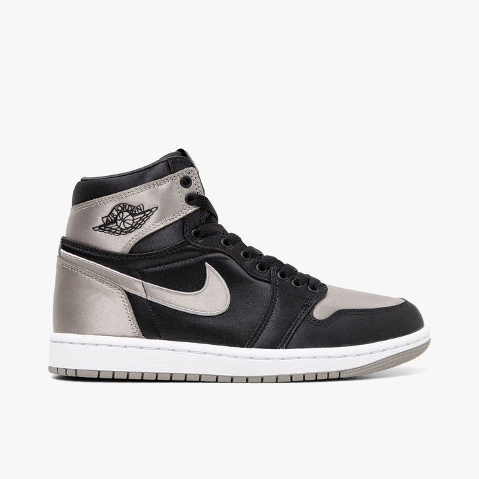 Jordan Women's 1 Retro High OG Black / Medium Grey - White 1
