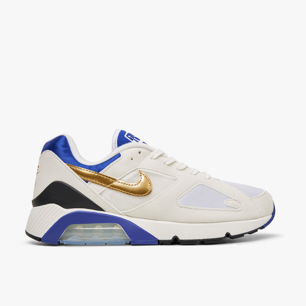 gold and blue air max