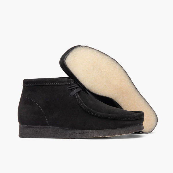 Clarks wallabee boot black suede new arrivals