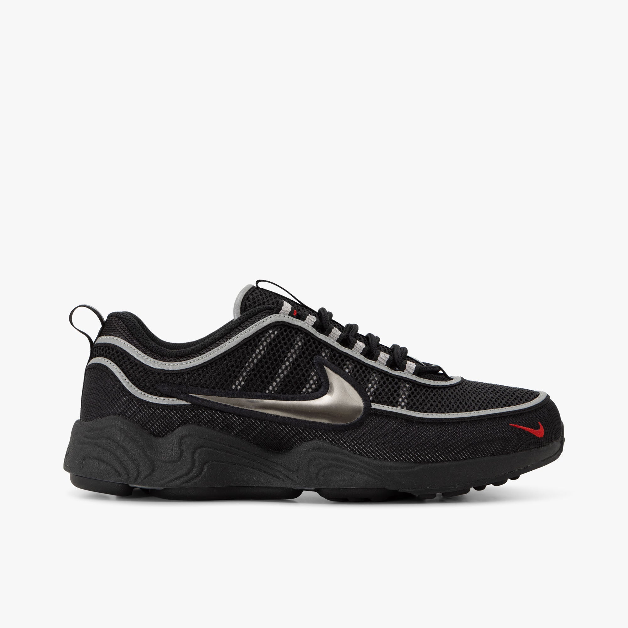 Nike Air Zoom Spiridon SP / Black / Black - Metallic Silver - Low Top 1
