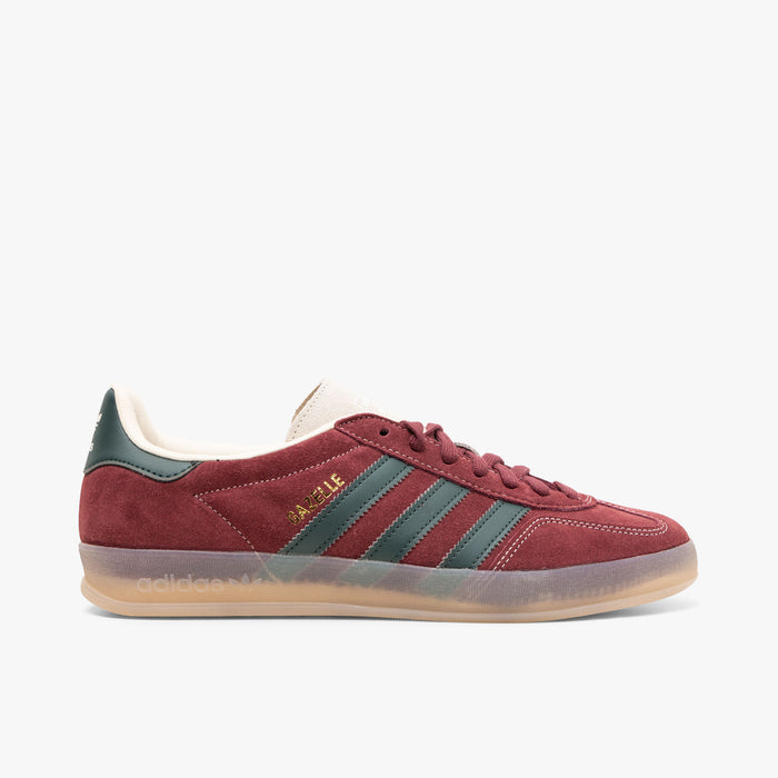 adidas Originals Gazelle Indoor Shadow Red / Shadow Green - Wonder White - Low Top 1