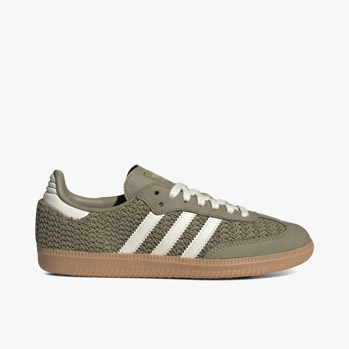 adidas Women's Samba OG Orbit Green / Cream White - Gum 1