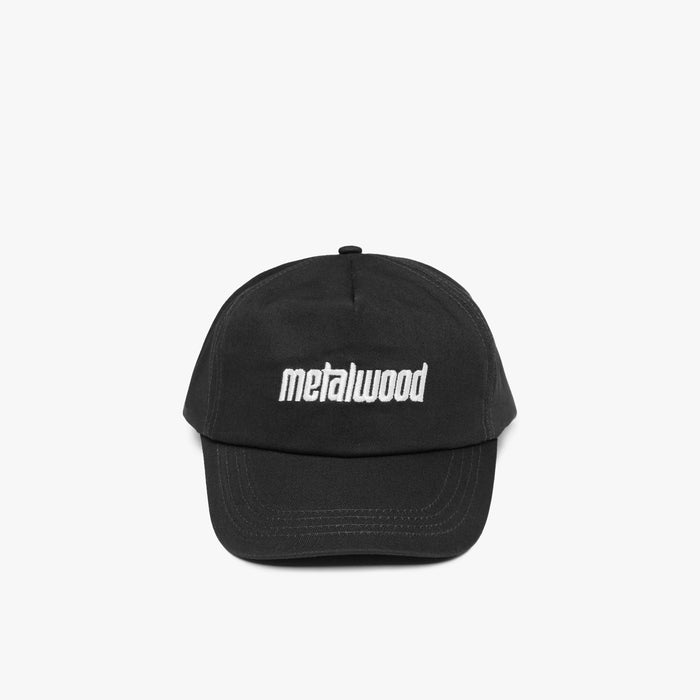 Metalwood Logo Casquette à 5 panneaux Noir 1