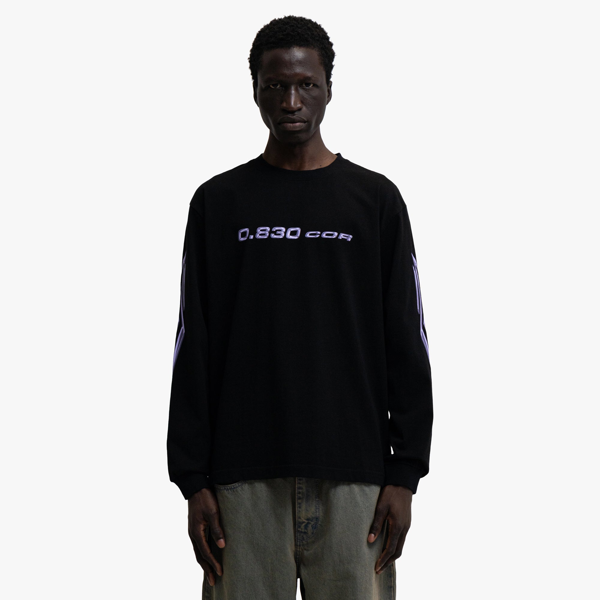Metalwood 830 COR LS T-Shirt Black 1