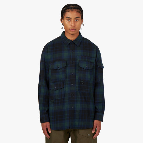 Engineered Garments Trail Shirt Flannel / Blackwatch Livestock