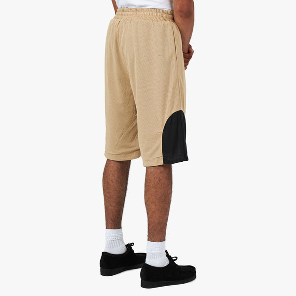 Jordan black and best sale gold shorts