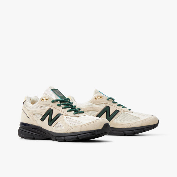 New Balance Made In USA 990v4 Macadamia Nut Black Livestock