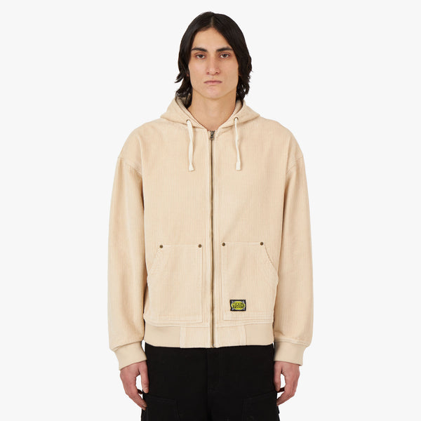 Cream zip hoodie on sale
