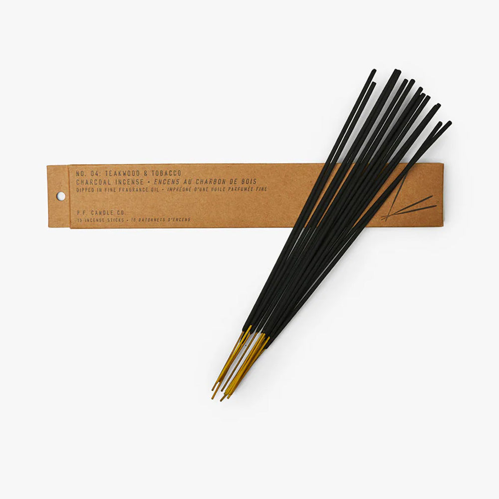 P.F. Candle Co. Incense - 15 Sticks / Teakwood & Tobacco 1