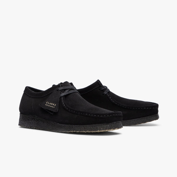 Clarks Originals Wallabee Black Suede Livestock