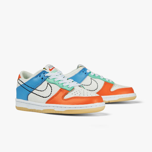 Nike Dunk Low GS White / Black - Safety Orange – Livestock