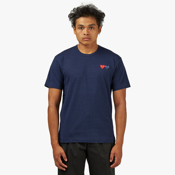 Comme des garcons t shirt best sale navy