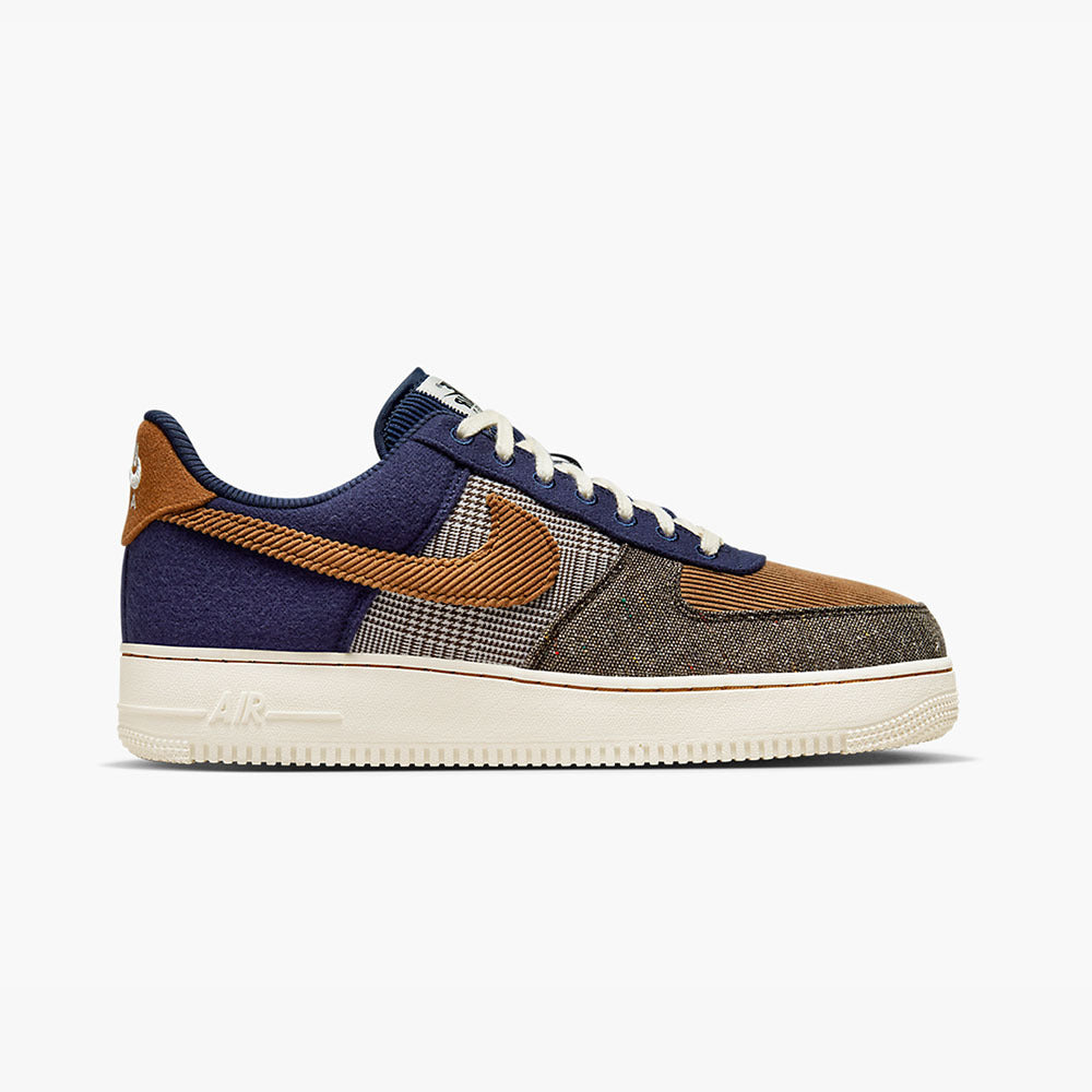 Nike Air Force 1 '07 PRM Midnight Navy / Yale Brown