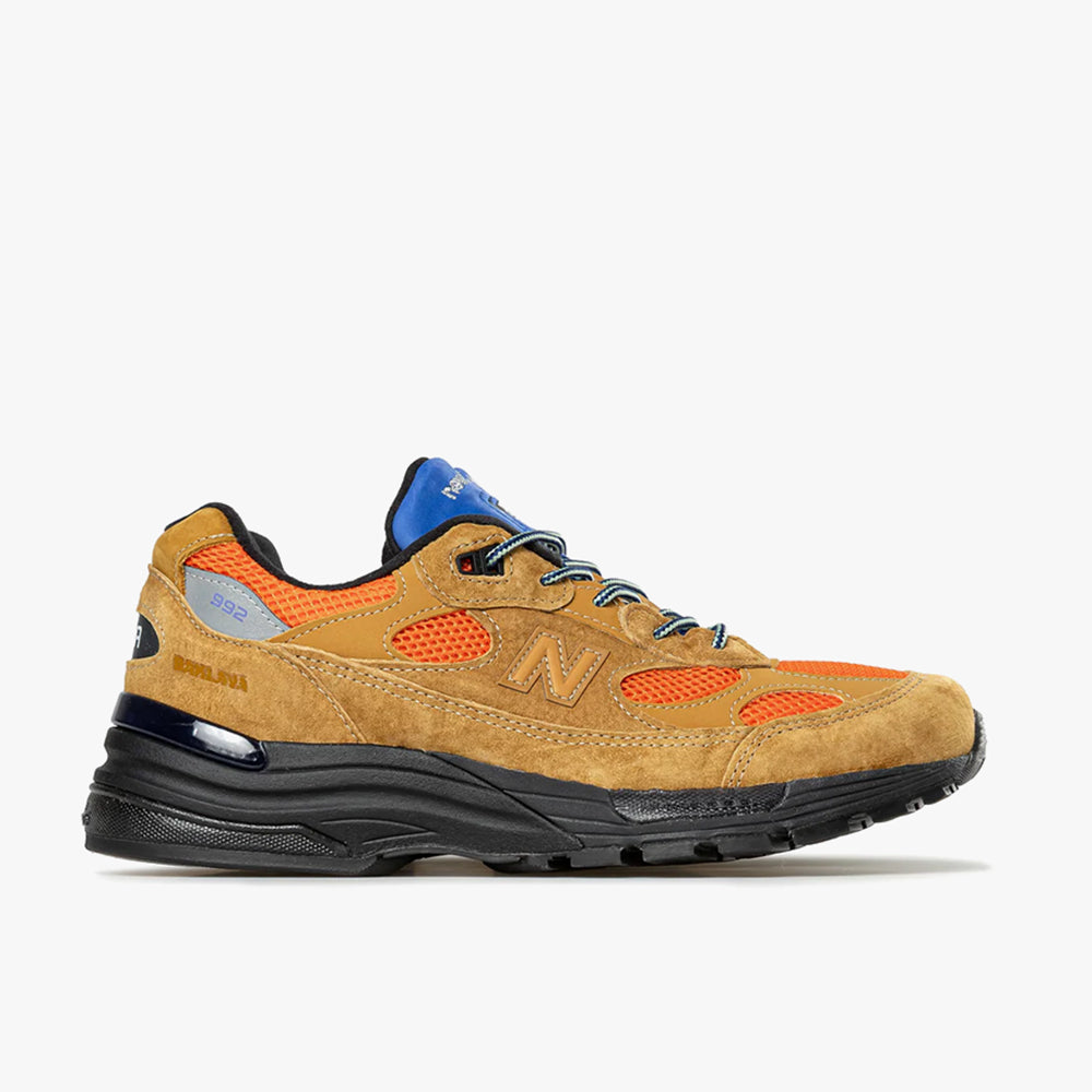 New Balance x Action Bronson 992 Golden Brown / Flame