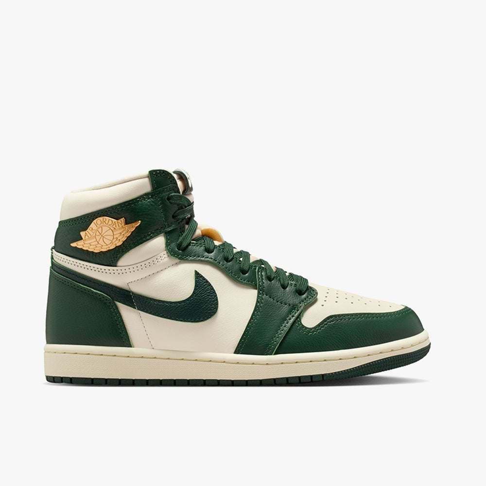 Jordan Women's 1 Retro High Pale Ivory / Pro Green