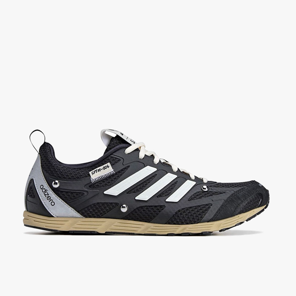 adidas x SFTM Adizero PR Core Black / Cream White - Silver Met