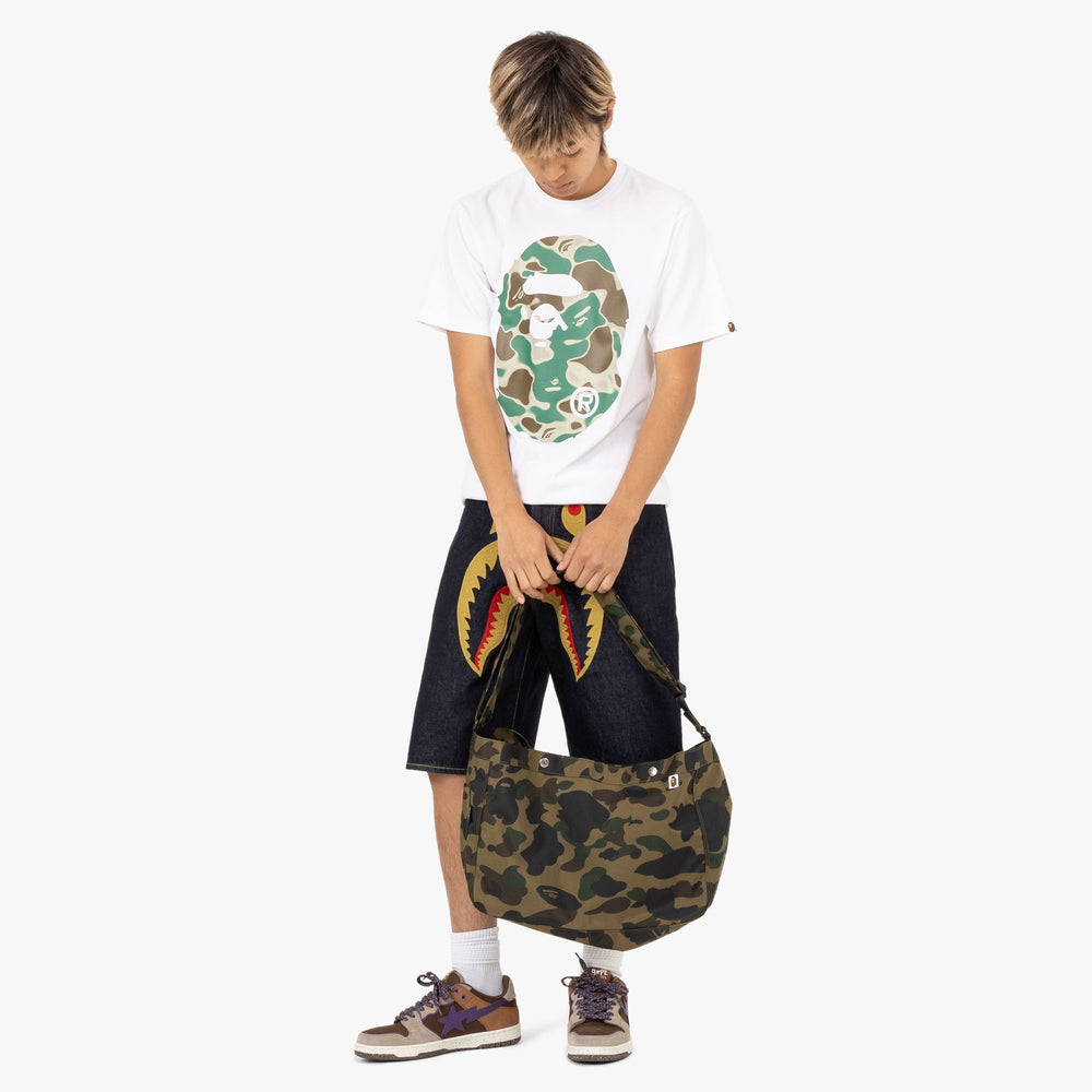 BAPE 1st Camo CORDURA Shoulder Bag Green Livestock
