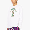 BAPE Liquid Camo College Long Sleeve Shirt / White 4