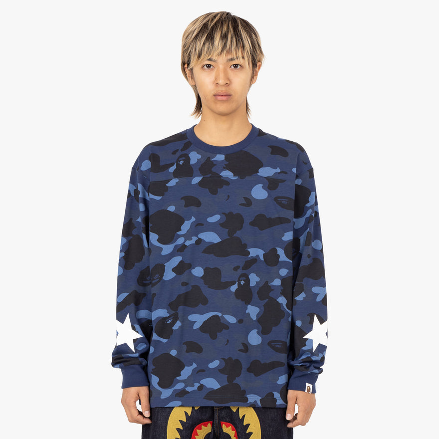 BAPE Color Camo Long Sleeve Navy