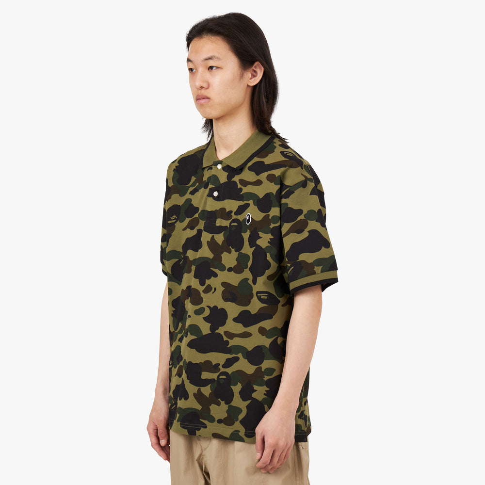 Bape 1st Camo One Point Polo / Green – Livestock
