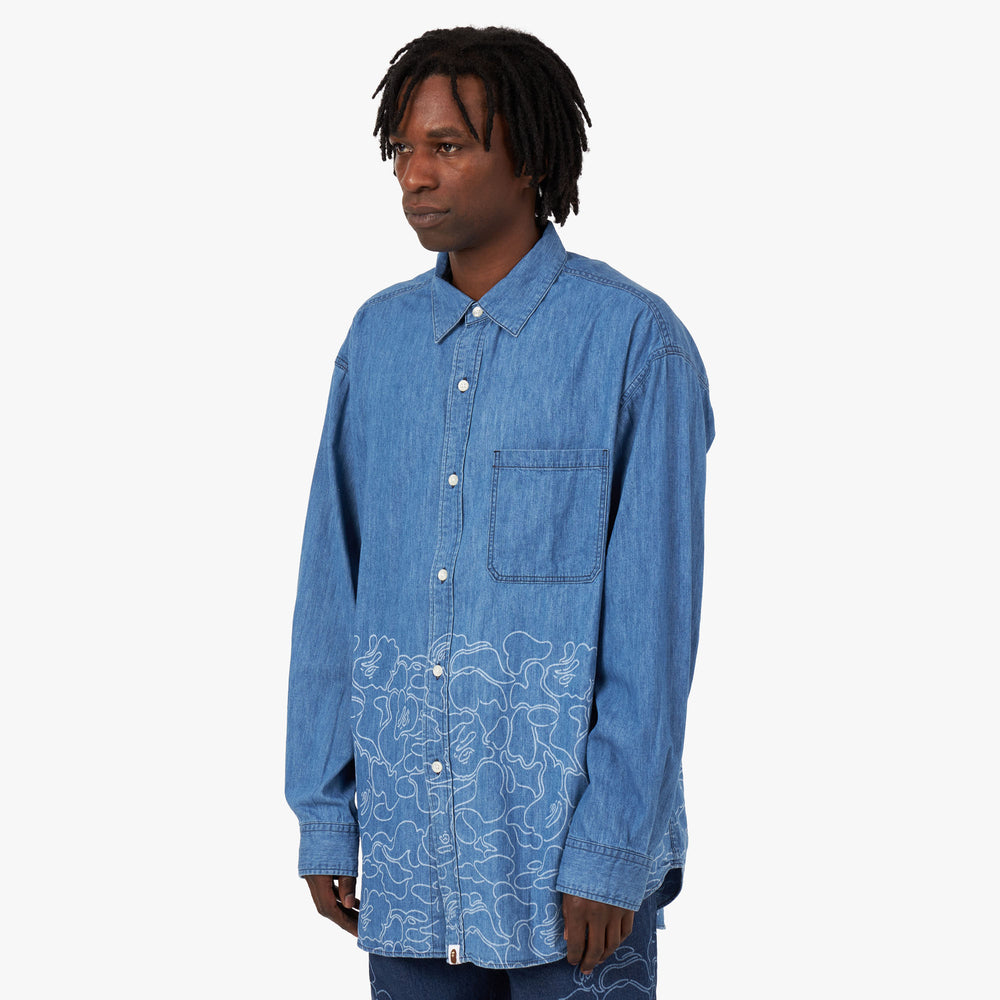 BAPE 30th Anniversary Denim Shirt / Light Indigo – Livestock