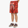 BAPE Color Camo Shark Sweat Shorts / Red 2