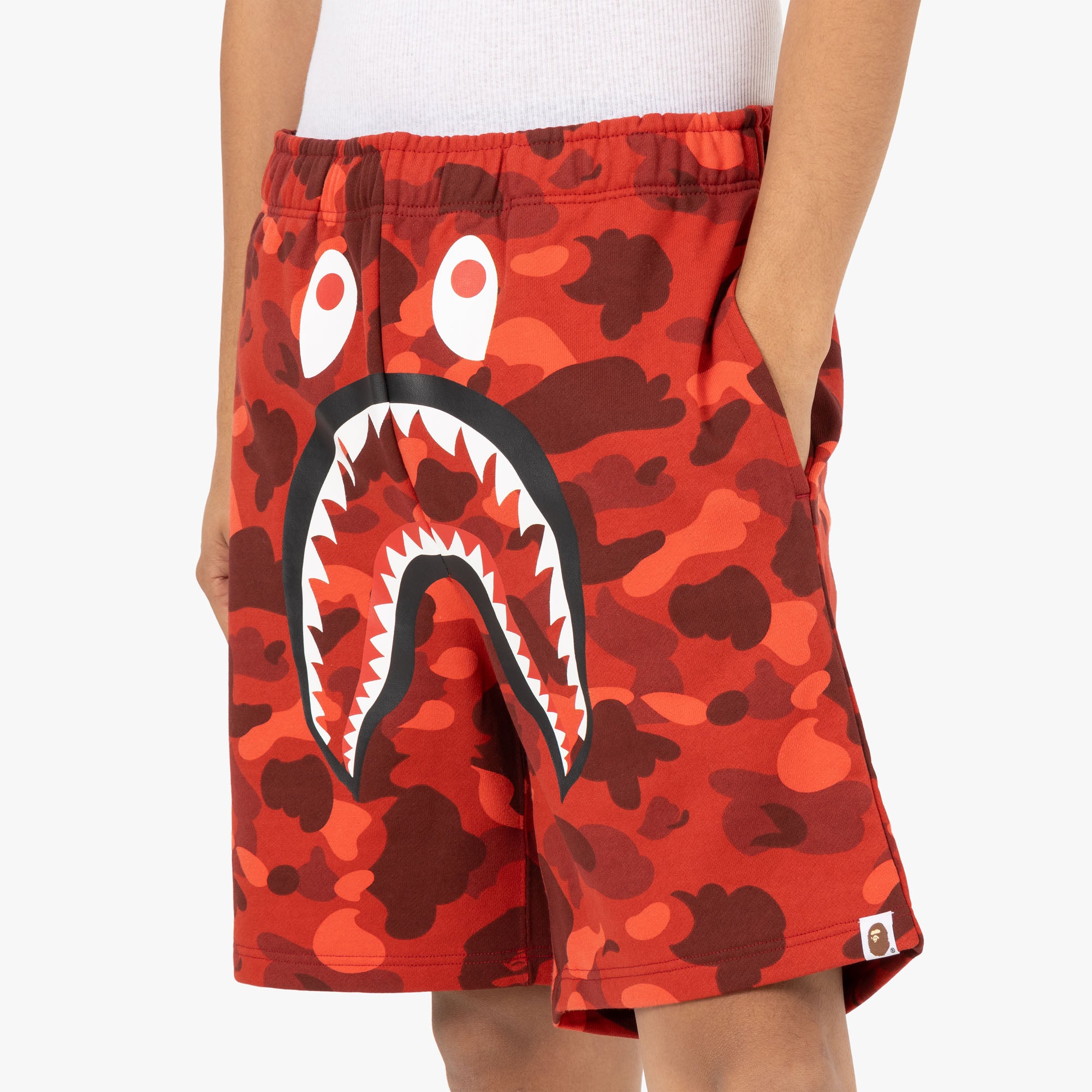 Bape shark camo shorts best sale