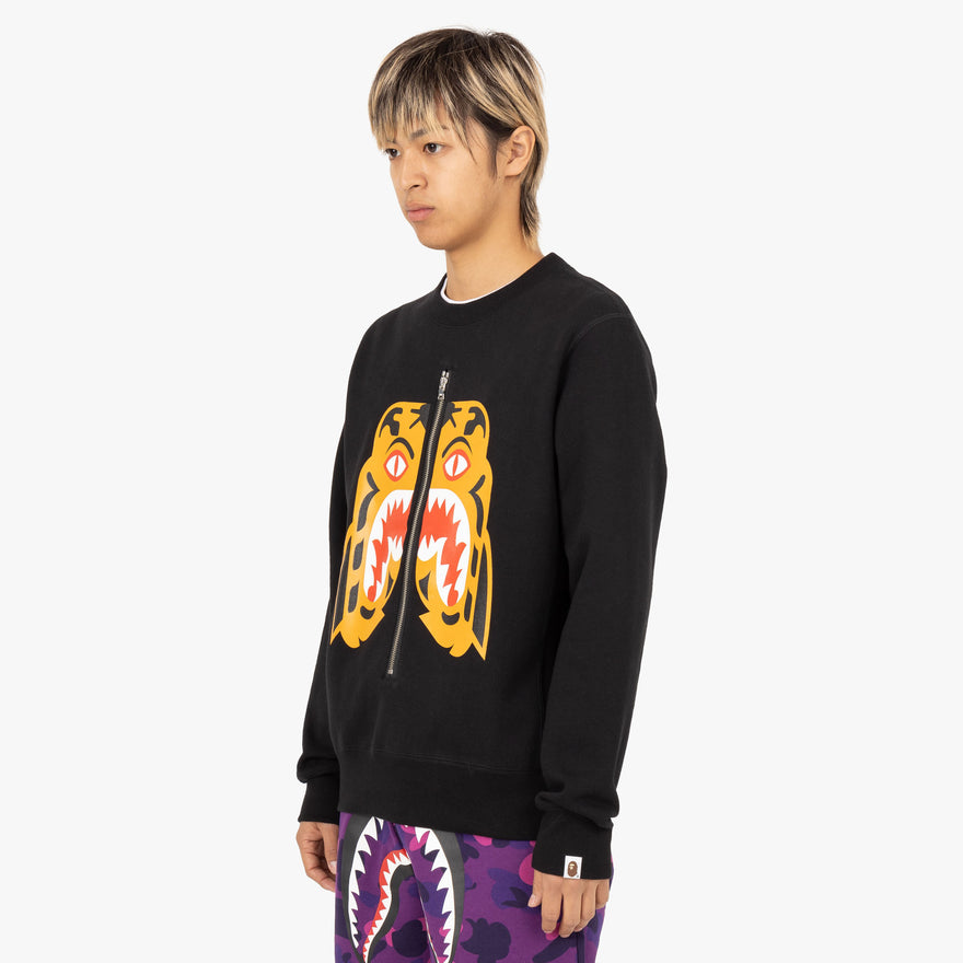 BAPE Tiger Crewneck Black Livestock