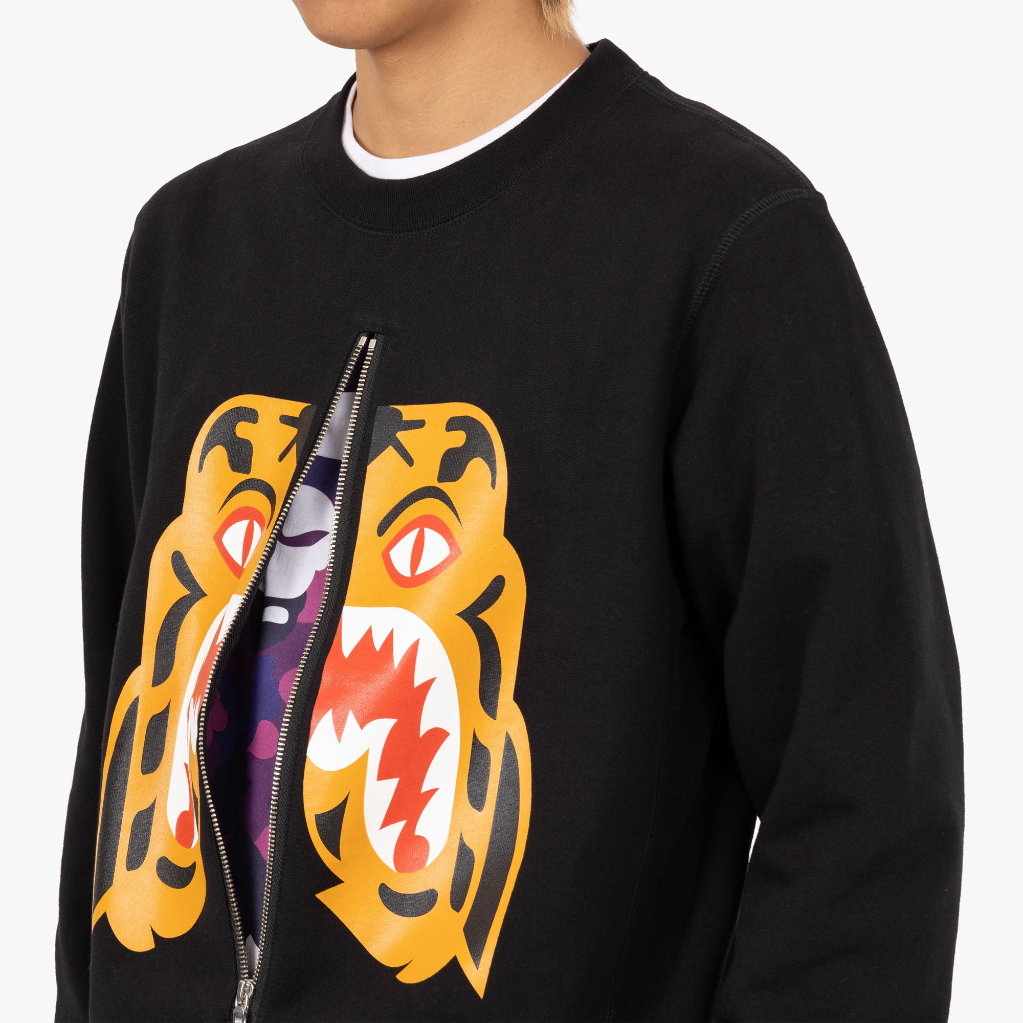 BAPE Tiger Crewneck Black Livestock