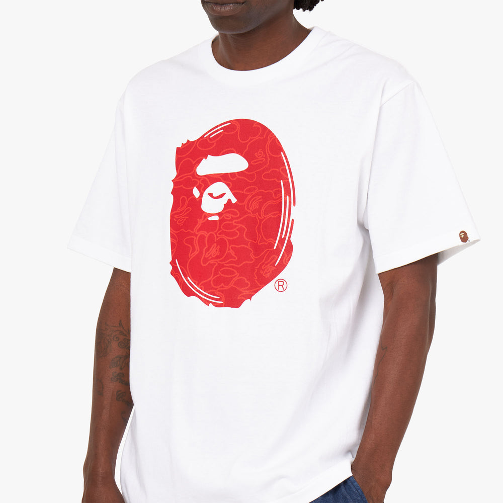 Bape t shirt red sale