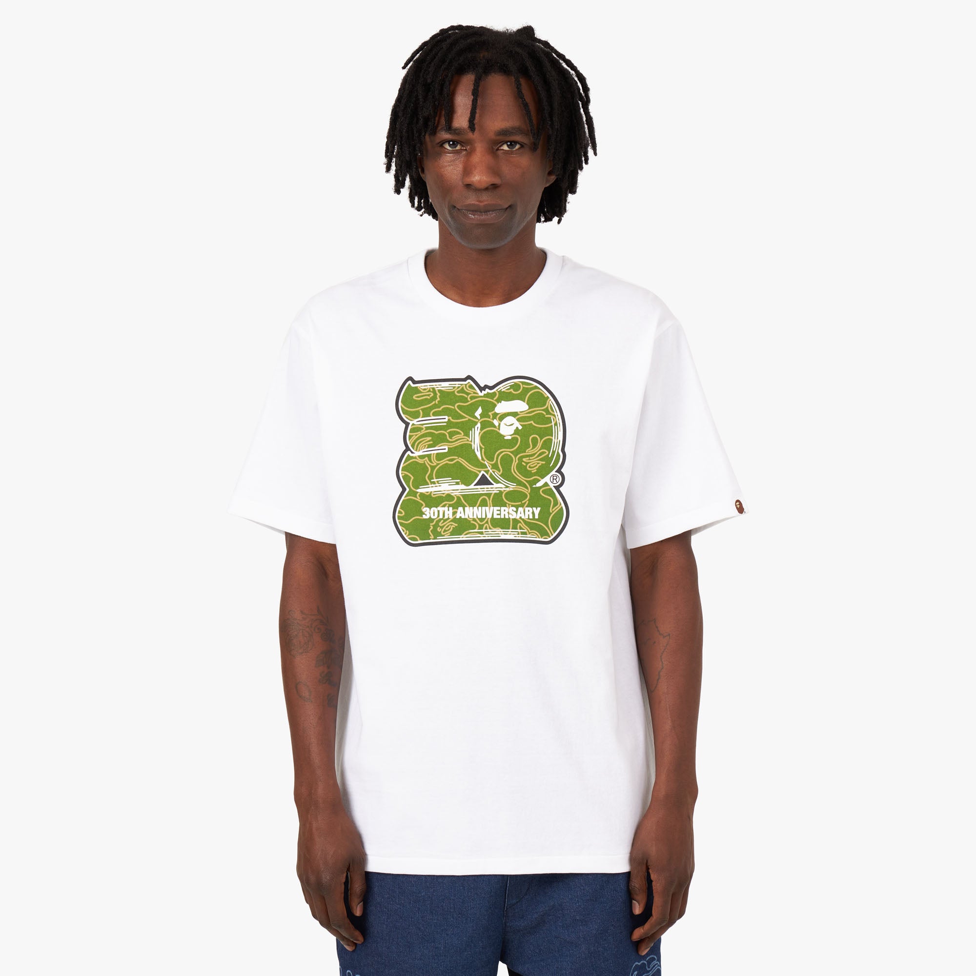 Bape shirt green on sale