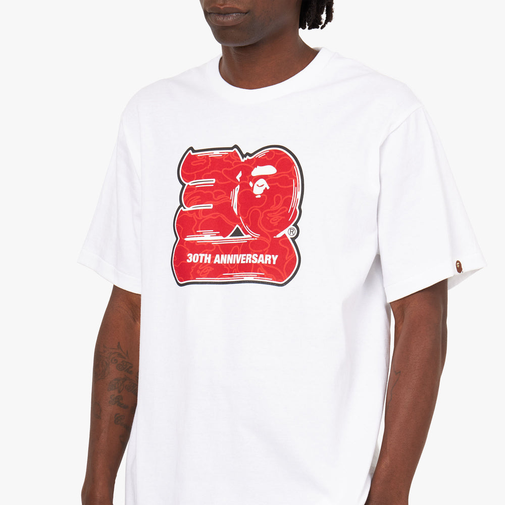 BAPE 30th Anniversary III Tee Red