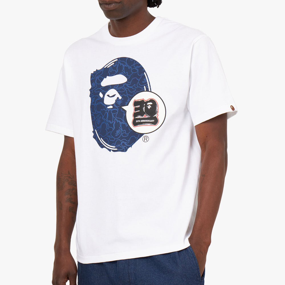 Navy bape clearance t shirt
