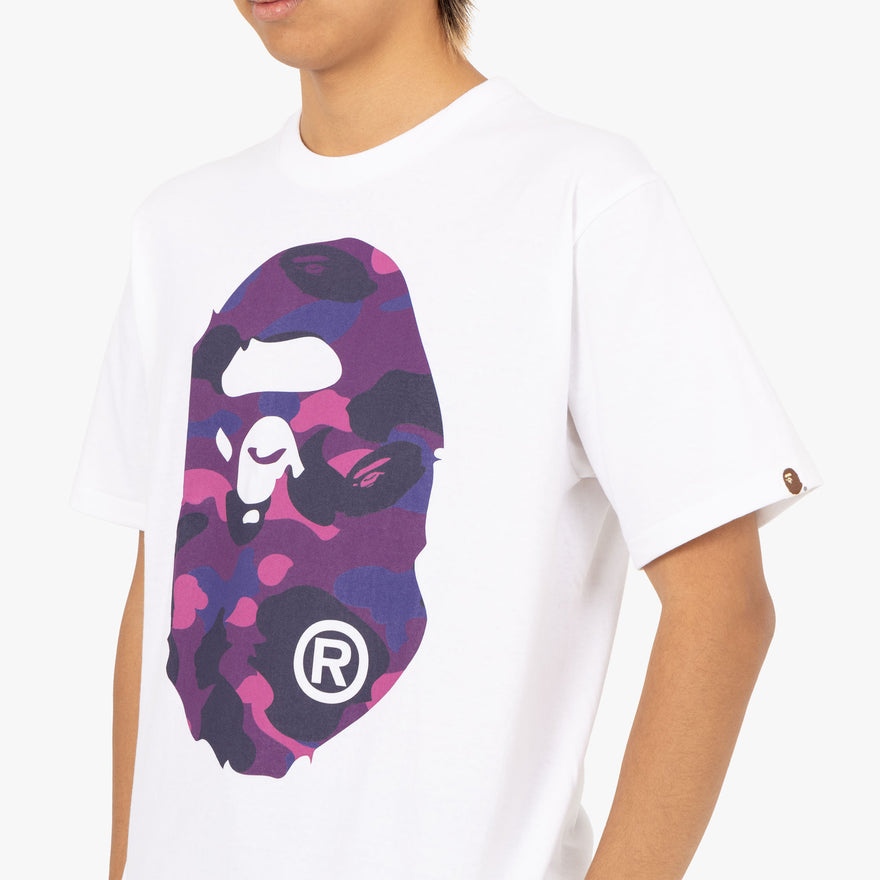 Purple bape tee outlet