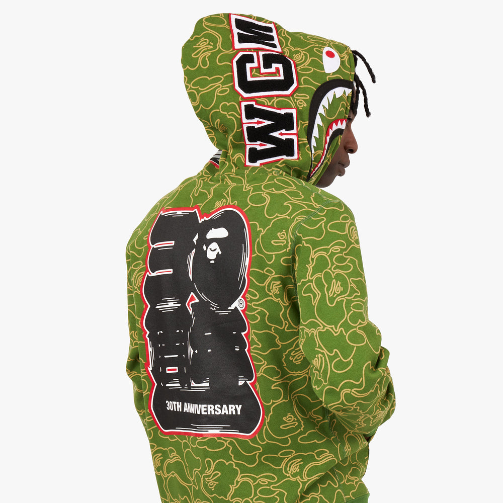 BAPE 30th Anniversary Shark Full Zip Hoodie / Green – Livestock