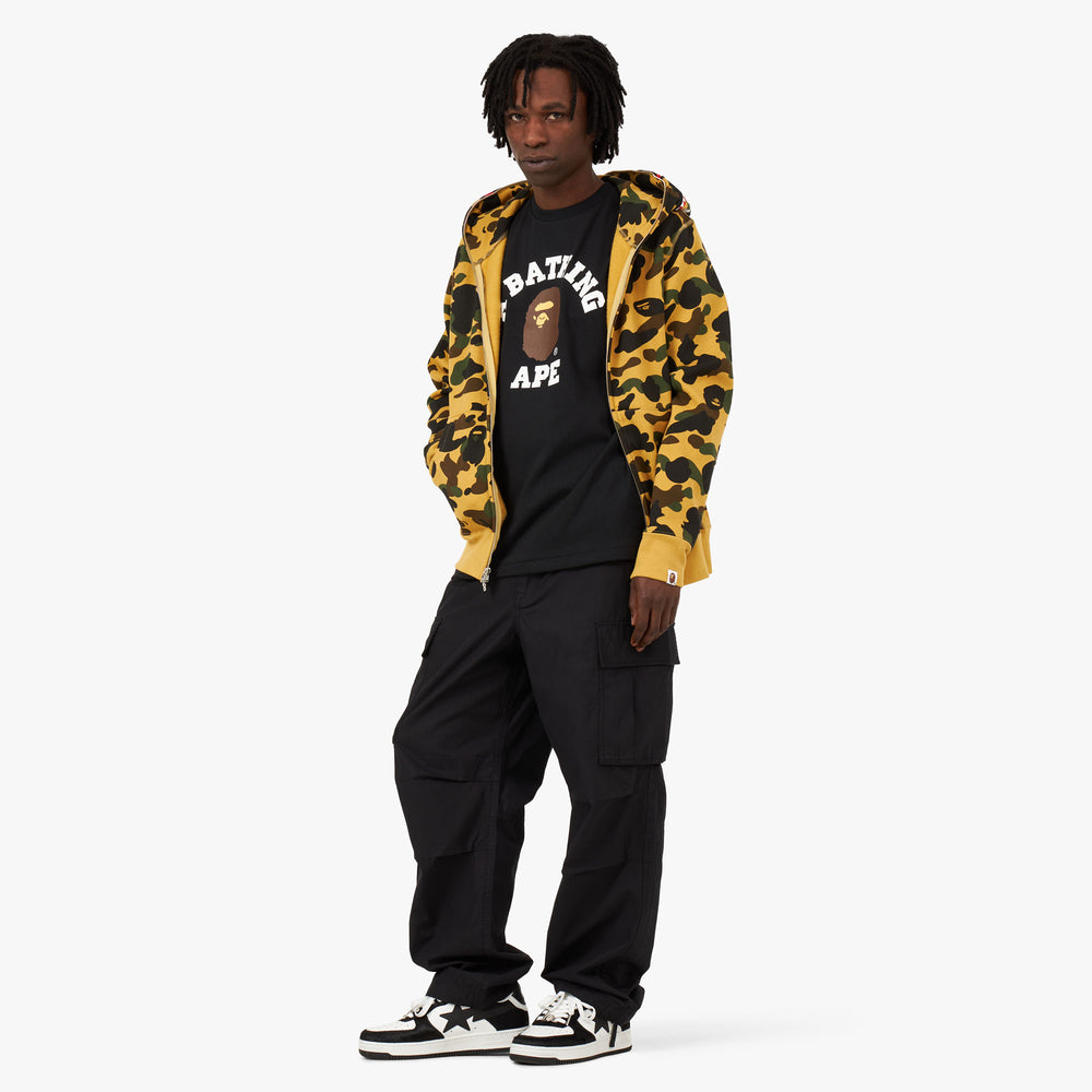 Bape camo zip up top