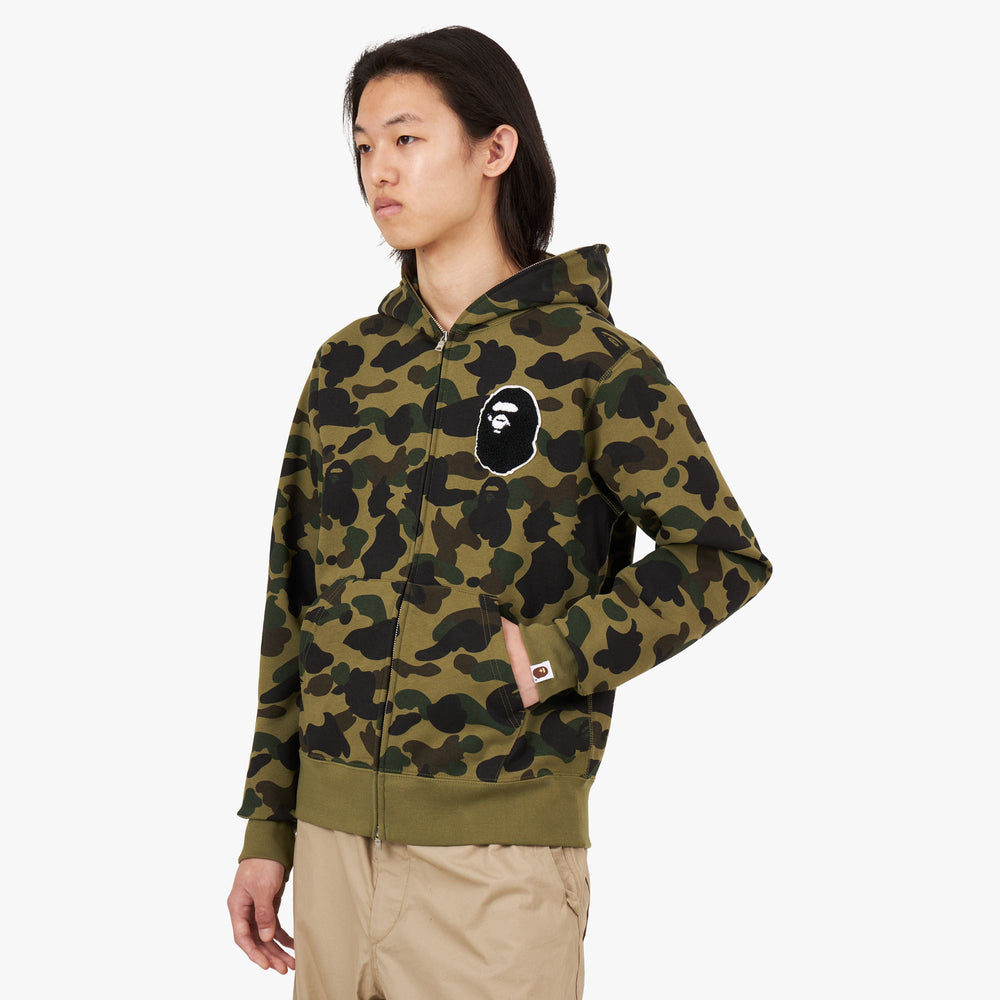 Bape 1st camo college wide pullover hoodie top