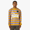 Patta Striped Longsleeve Football Jersey Chalk Violet 1