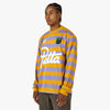 Patta Striped Longsleeve Football Jersey Chalk Violet 2