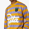 Patta Striped Longsleeve Football Jersey Chalk Violet 4