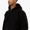 Beams Silver Full Zip Hoody Dark Brown 4