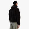 Beams Silver Full Zip Hoody Dark Brown 3