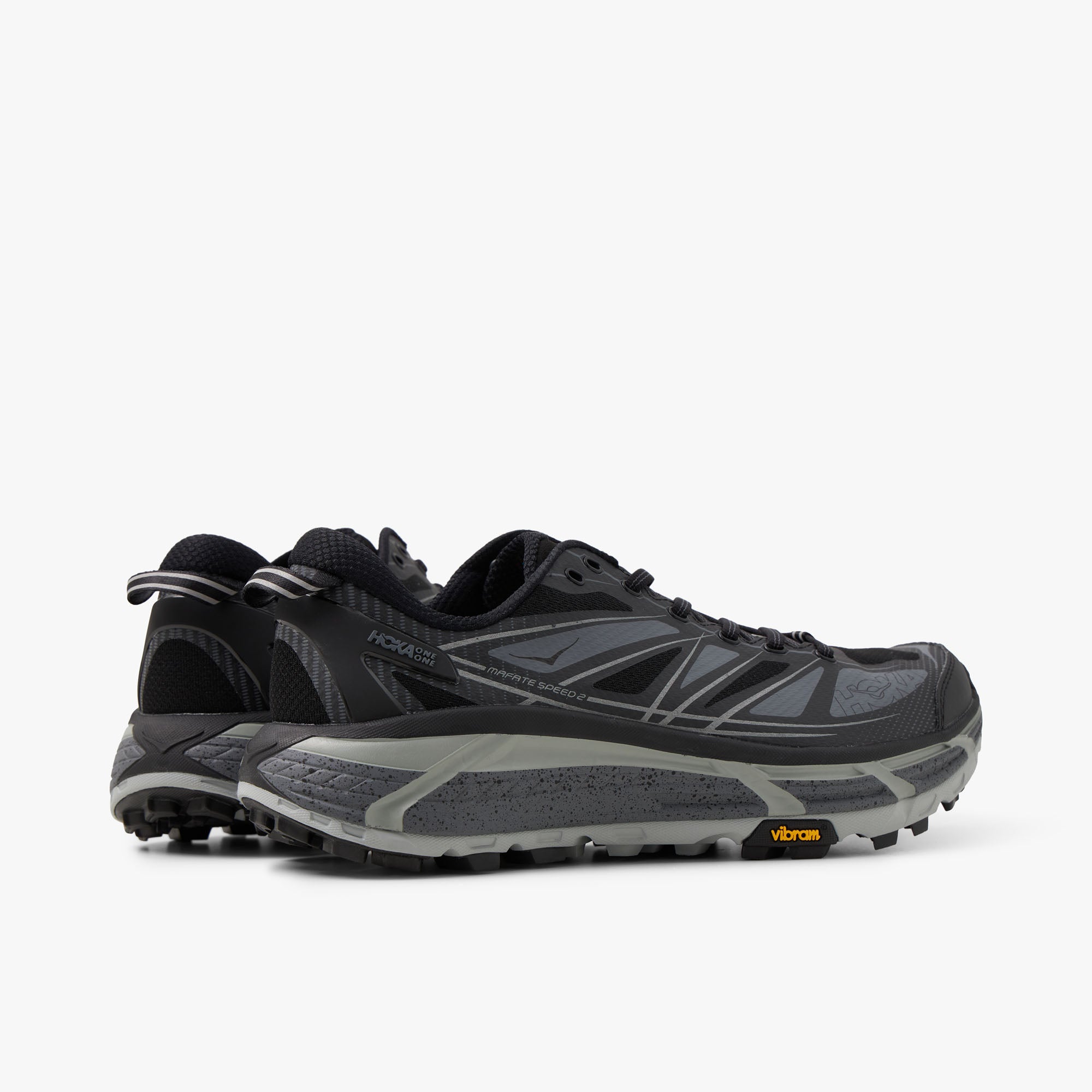 Hoka U Mafate Speed 2 Black Castlerock Livestock