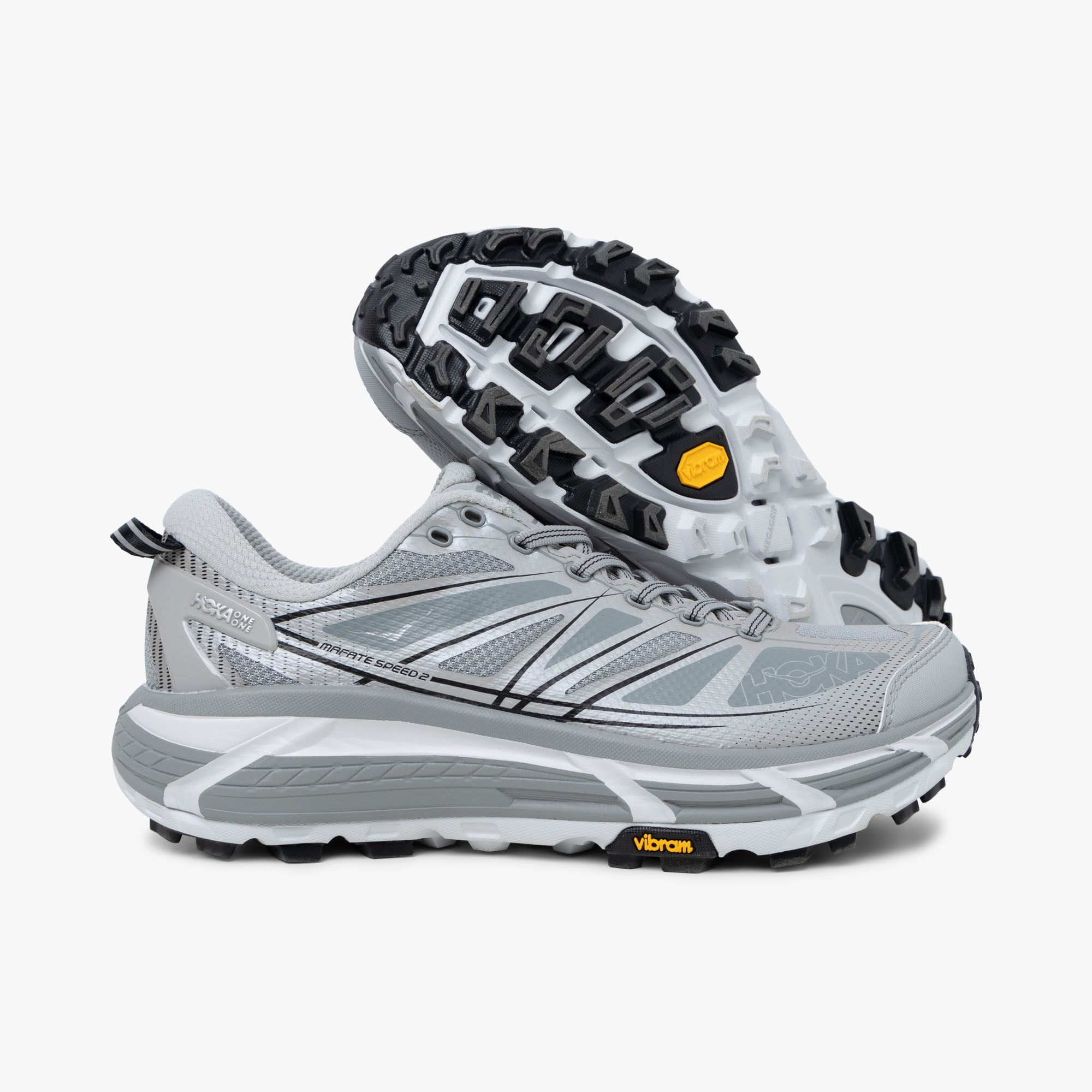Hoka U Mafate Speed 2 Stellar Grey Galactic Grey